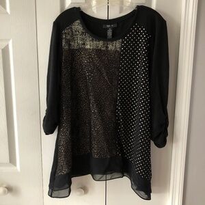 Womens' metallic/metal sweater by Style Co, XL, NWOT